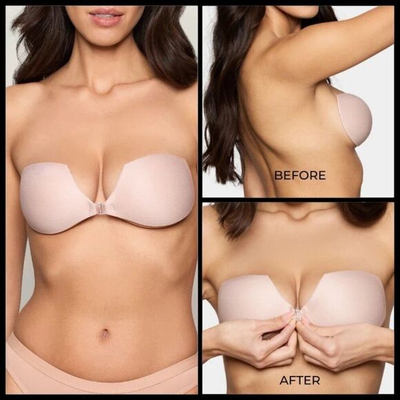 BOOMBA Demi Sticky Bra Sand size F 42B 40C 38D 36DD 34DDD 32G 30H 28I 44A - Picture 1 of 11